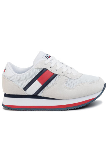 Tommy Jeans Сникърси Flatform Runner Colour Sneaker EN0EN00790 Rwb 0KP - Mera.bg