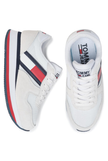 Tommy Jeans Сникърси Flatform Runner Colour Sneaker EN0EN00790 Rwb 0KP - Mera.bg