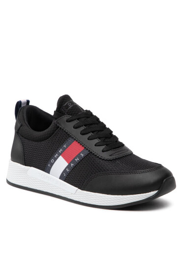 Tommy Jeans Сникърси Flexi Runner Wmn EN0EN01789 Черен - Mera.bg