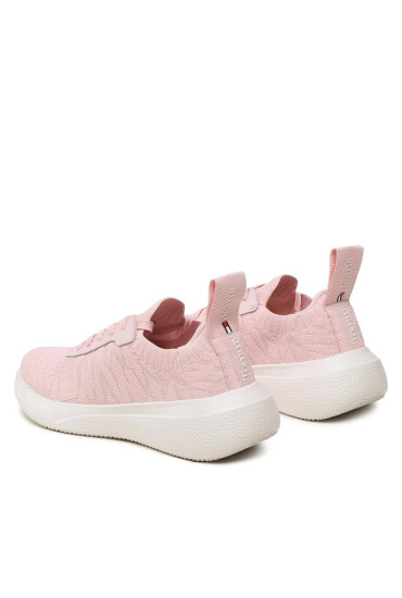 Tommy Jeans Сникърси Flexi Wmn Jacquard EN0EN02142 Розов - Mera.bg