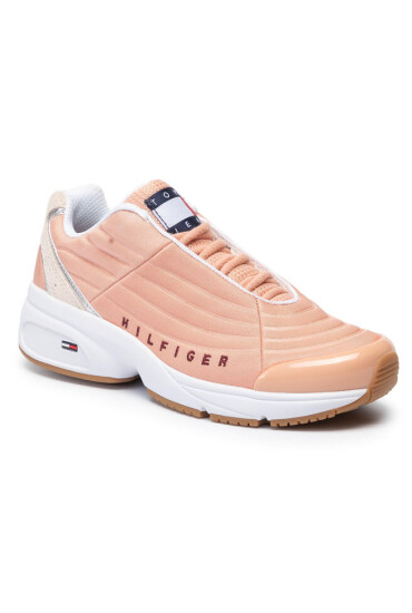 Tommy Jeans Сникърси Heritage Sneaker EN0EN00662 Pink Sand/Birch 0JV - Mera.bg