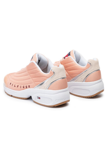 Tommy Jeans Сникърси Heritage Sneaker EN0EN00662 Pink Sand/Birch 0JV - Mera.bg