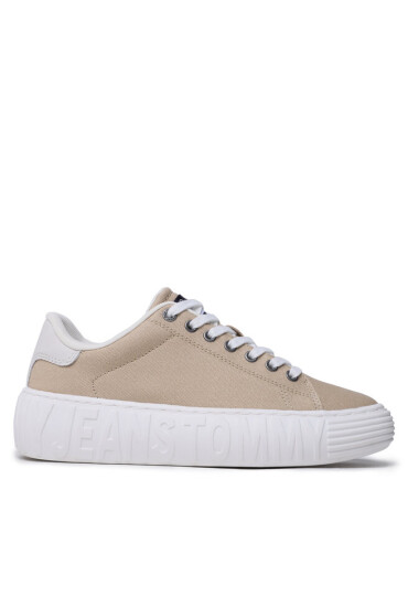 Tommy Jeans Сникърси New Cupsole Cnvas Lc EN0EN02171 Gentle Gold AB9 - Mera.bg