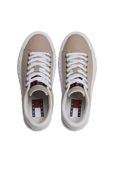 Tommy Jeans Сникърси New Cupsole Cnvas Lc EN0EN02171 Gentle Gold AB9 - Mera.bg