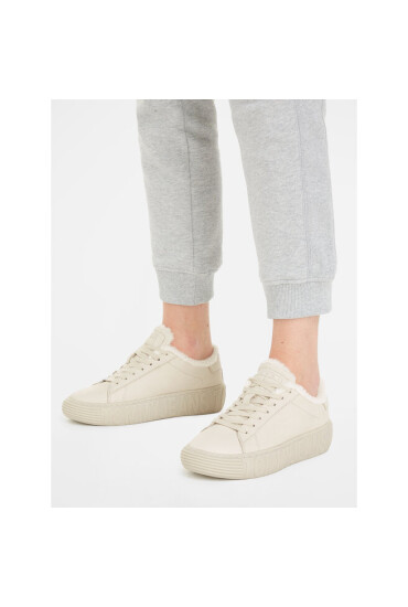 Tommy Jeans Сникърси New Cupsole Leat Wl EN0EN02274 Бежов - Mera.bg