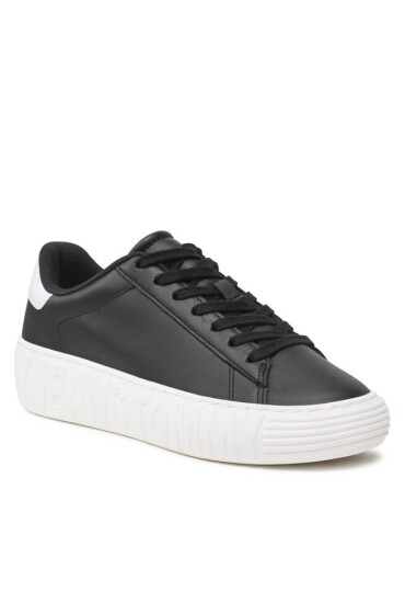 Tommy Jeans Сникърси New Cupsole Leather EN0EN02137 Черен - Mera.bg