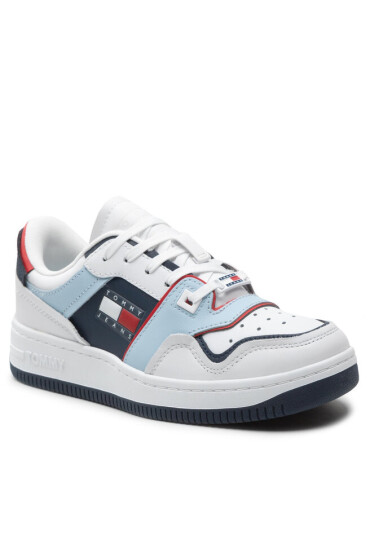 Tommy Jeans Сникърси Pop Basket Wmn EN0EN01843 White YBR - Mera.bg
