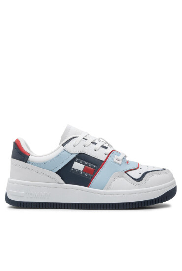 Tommy Jeans Сникърси Pop Basket Wmn EN0EN01843 White YBR - Mera.bg