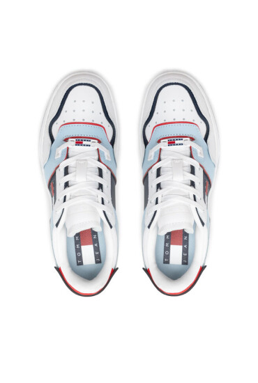 Tommy Jeans Сникърси Pop Basket Wmn EN0EN01843 White YBR - Mera.bg