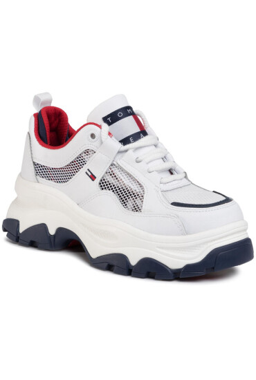 Tommy Jeans Сникърси Recycled Mesh Flatform Shoe EN0EN00808 Rwb C87 - Mera.bg