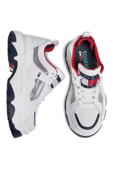Tommy Jeans Сникърси Recycled Mesh Flatform Shoe EN0EN00808 Rwb C87 - Mera.bg