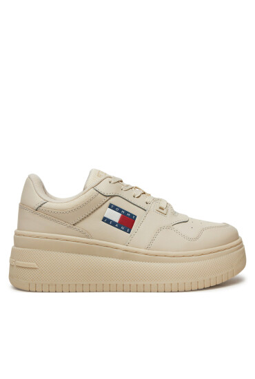 Tommy Jeans Сникърси Retro Basket EN0EN02506 Бежов - Mera.bg