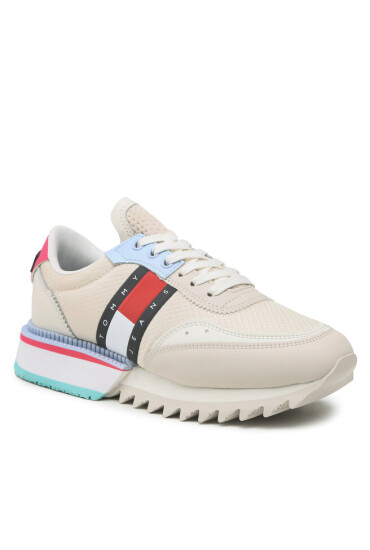 Tommy Jeans Сникърси Sneaker Cleated EN0EN02055 Бежов - Mera.bg