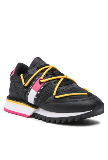 Tommy Jeans Сникърси Sneaker Cleated EN0EN02056 Black 0GJ - Mera.bg