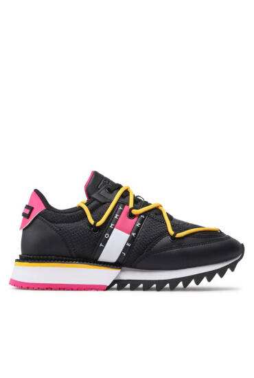Tommy Jeans Сникърси Sneaker Cleated EN0EN02056 Black 0GJ - Mera.bg