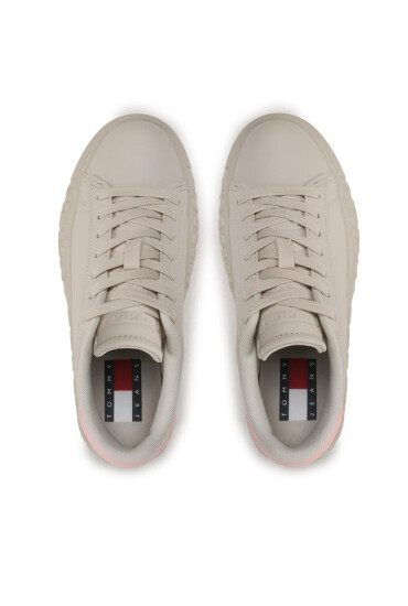 Tommy Jeans Сникърси T-Jw New Cupsole Leather Lc EN0EN02212 Bleached Stone AEV - Mera.bg