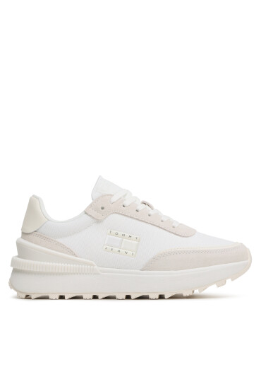 Tommy Jeans Сникърси Tech Runner Material Mix EN0EN02358 Екрю - Mera.bg