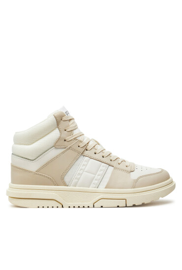 Tommy Jeans Сникърси The Brooklyn Mid Top EN0EN02579 Екрю - Mera.bg