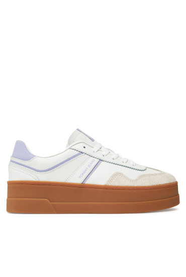 Tommy Jeans Сникърси The Greenwich Flatform EN0EN02807 Екрю - Mera.bg