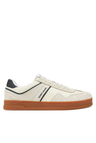 Tommy Jeans Сникърси The Greenwich Mix Media EM0EM01606 Бежов - Mera.bg