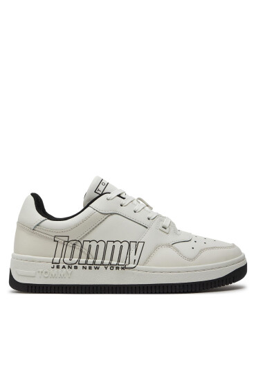 Tommy Jeans Сникърси Tjm Basket Logo EM0EM01257 Бял - Mera.bg