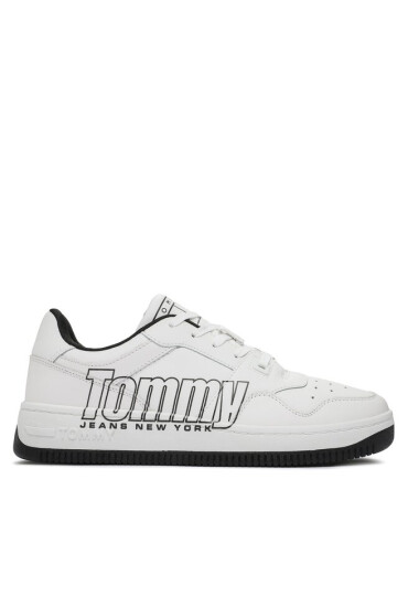 Tommy Jeans Сникърси Tjm Basket Logo EM0EM01257 Бял - Mera.bg
