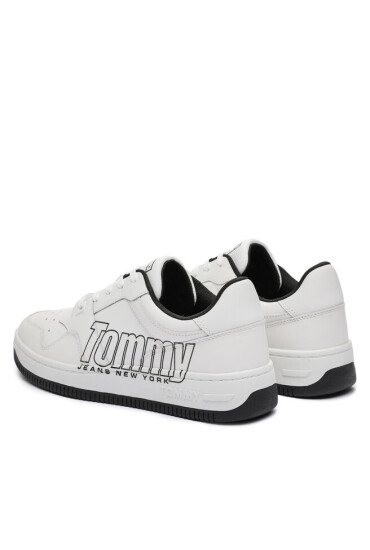 Tommy Jeans Сникърси Tjm Basket Logo EM0EM01257 Бял - Mera.bg