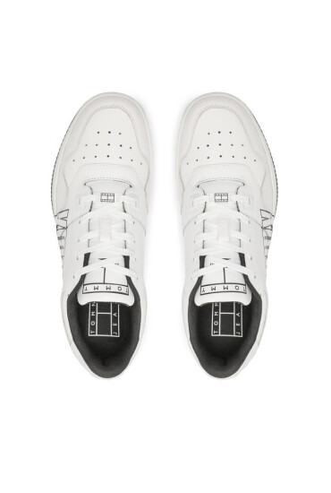 Tommy Jeans Сникърси Tjm Basket Logo EM0EM01257 Бял - Mera.bg