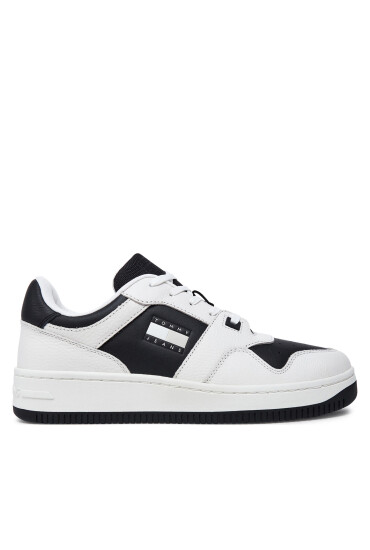 Tommy Jeans Сникърси Tjm Retro Basket Cupsole Tumble EM0EM01513 Бял - Mera.bg