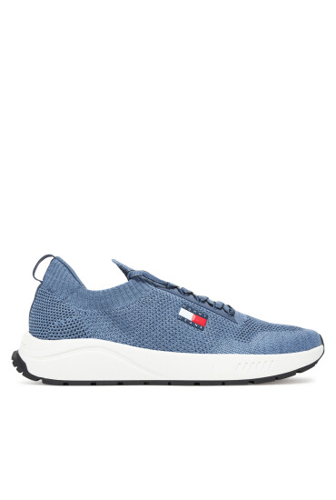 Tommy Jeans Сникърси Tjm Runner Knitted EM0EM01580 Син - Mera.bg