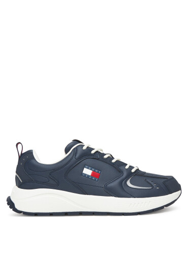 Tommy Jeans Сникърси Tjm Runner Leather EM0EM01621 Тъмносин - Mera.bg