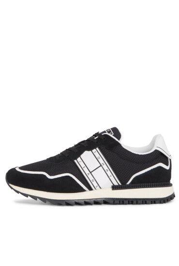 Tommy Jeans Сникърси Tjm Runner Mix Material EM0EM01266 Черен - Mera.bg