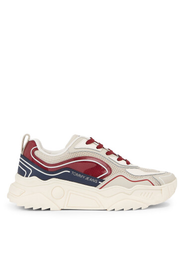Tommy Jeans Сникърси Tjw Chunky Runner Monocolor Lc EN0EN02263 Червен - Mera.bg