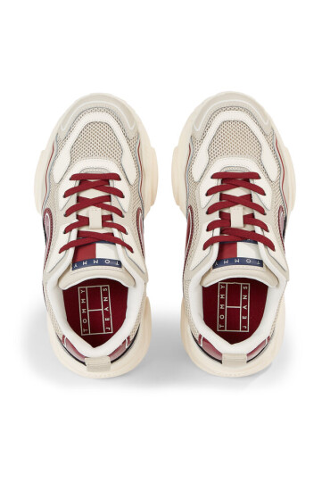 Tommy Jeans Сникърси Tjw Chunky Runner Monocolor Lc EN0EN02263 Червен - Mera.bg