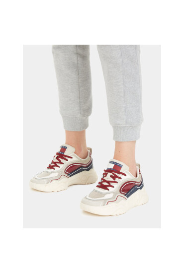 Tommy Jeans Сникърси Tjw Chunky Runner Monocolor Lc EN0EN02263 Червен - Mera.bg