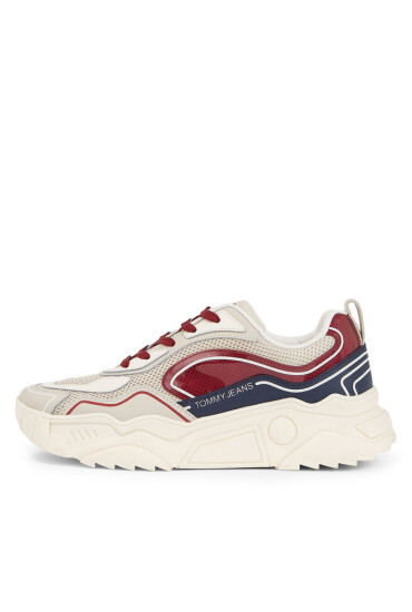 Tommy Jeans Сникърси Tjw Chunky Runner Monocolor Lc EN0EN02263 Червен - Mera.bg