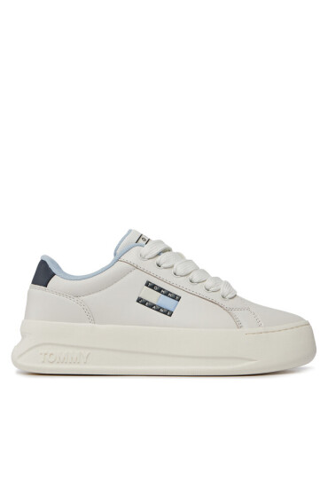 Tommy Jeans Сникърси Tjw City Flatform EN0EN02500 Екрю - Mera.bg