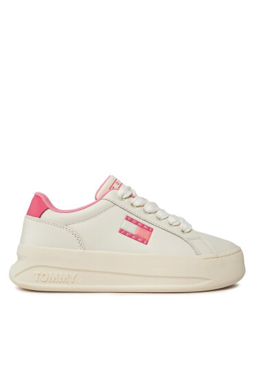 Tommy Jeans Сникърси Tjw City Flatform EN0EN02500 Екрю - Mera.bg
