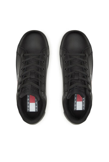 Tommy Jeans Сникърси Tjw Flatform Ess EN0EN02426 Triple Black BDS - Mera.bg