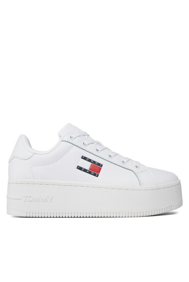 Tommy Jeans Сникърси Tjw Flatform Ess EN0EN02426 White YBR - Mera.bg