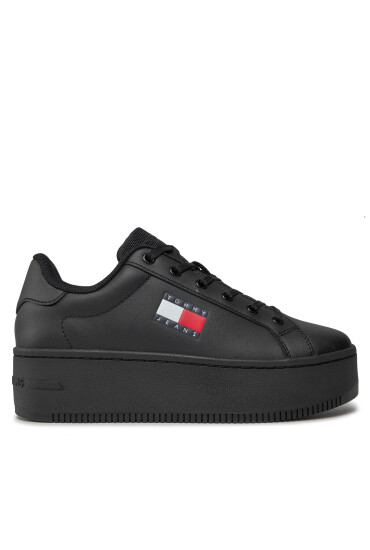 Tommy Jeans Сникърси Tjw Flatform Ess EN0EN02518 Черен - Mera.bg
