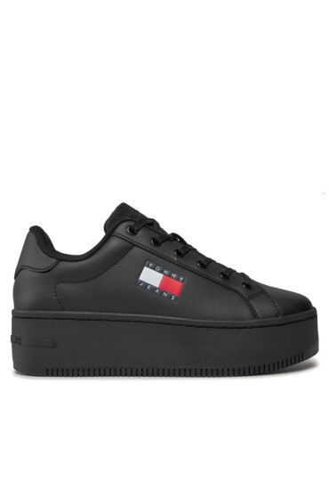 Tommy Jeans Сникърси Tjw Flatform Ess EN0EN02518 Черен - Mera.bg