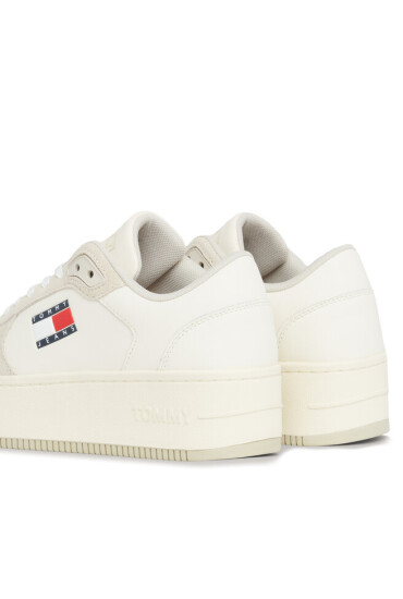 Tommy Jeans Сникърси Tjw Flatform Mat Mix EN0EN02538 Ivory / Bleached Stone YBI - Mera.bg