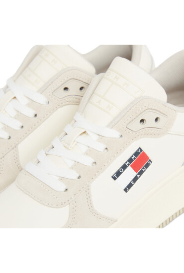 Tommy Jeans Сникърси Tjw Flatform Mat Mix EN0EN02538 Ivory / Bleached Stone YBI - Mera.bg