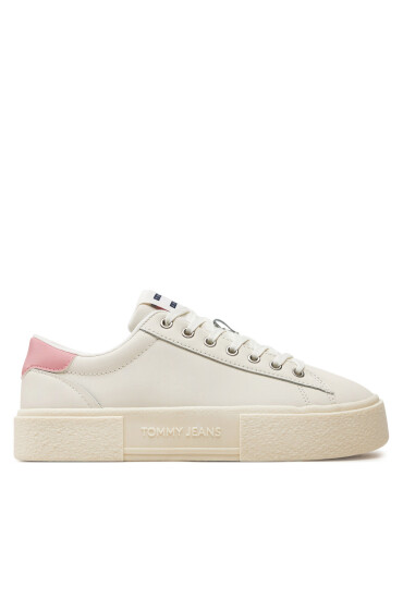 Tommy Jeans Сникърси Tjw Foxing Flatform Sneaker EN0EN02567 Екрю - Mera.bg