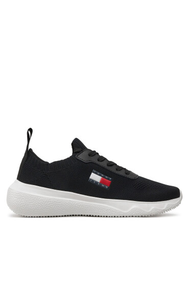 Tommy Jeans Сникърси Tjw Knit Runner EN0EN02564 Черен - Mera.bg