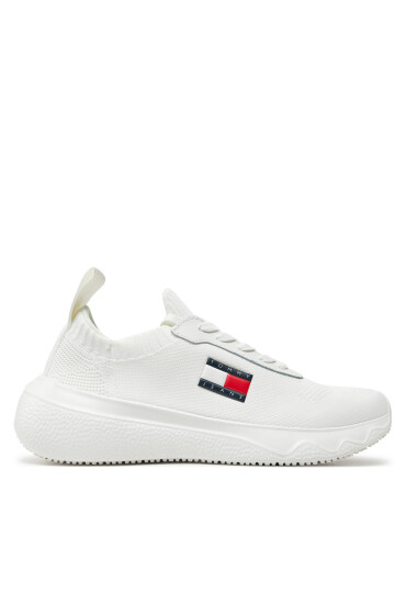 Tommy Jeans Сникърси Tjw Knit Runner EN0EN02564 Екрю - Mera.bg
