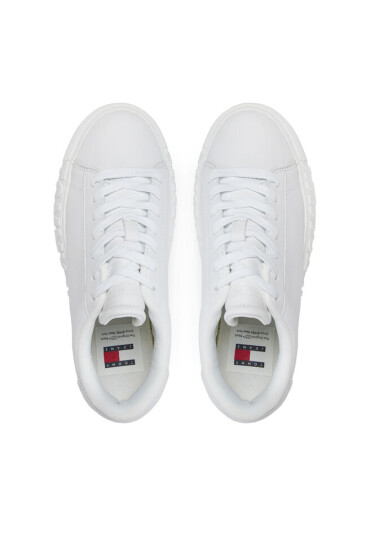 Tommy Jeans Сникърси Tjw Leather Cupsole Ess EN0EN02507 Бял - Mera.bg