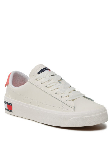 Tommy Jeans Сникърси Tjw Leather Vulc. Flatform EN0EN02203 Екрю - Mera.bg