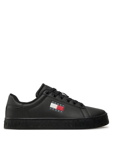 Tommy Jeans Сникърси Tjw Logo Outsole Sneaker Ess EN0EN02703 Черен - Mera.bg